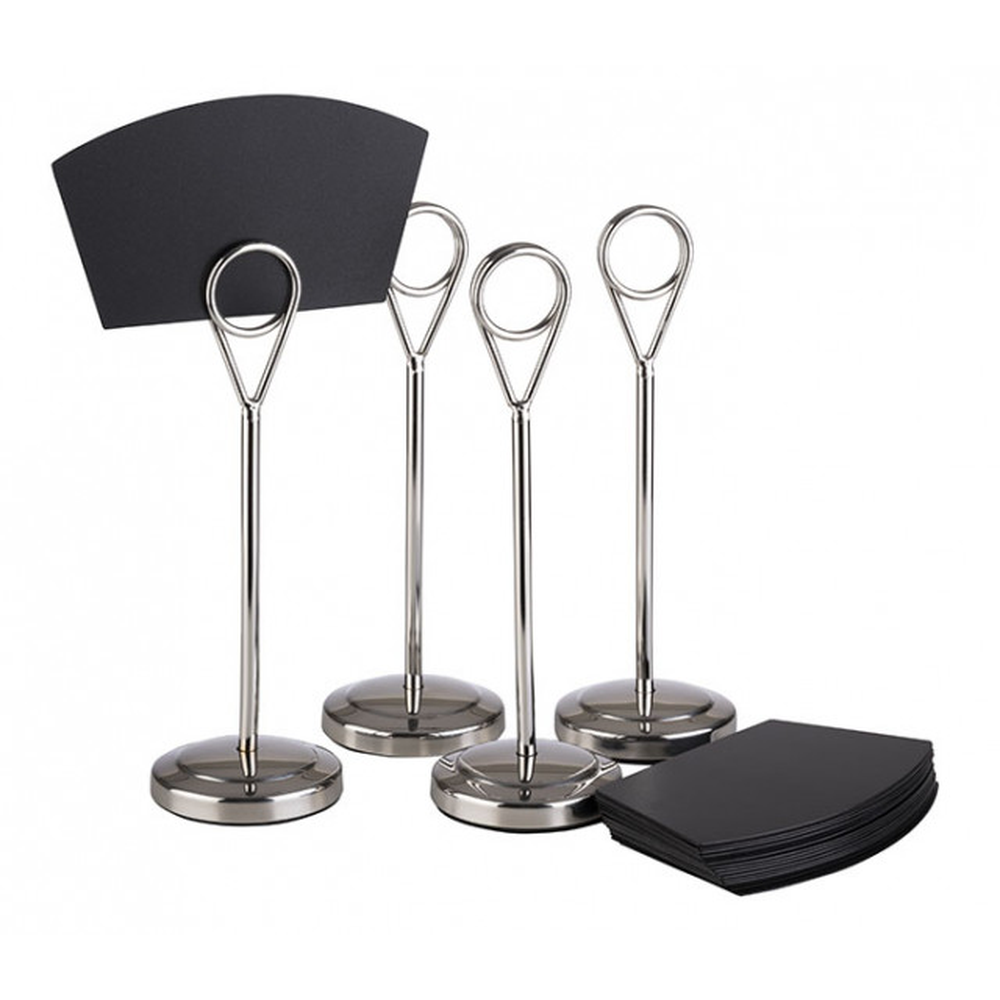 APS Kartenhalter, 4er Set Ø 5 cm, H: 15,5 cm