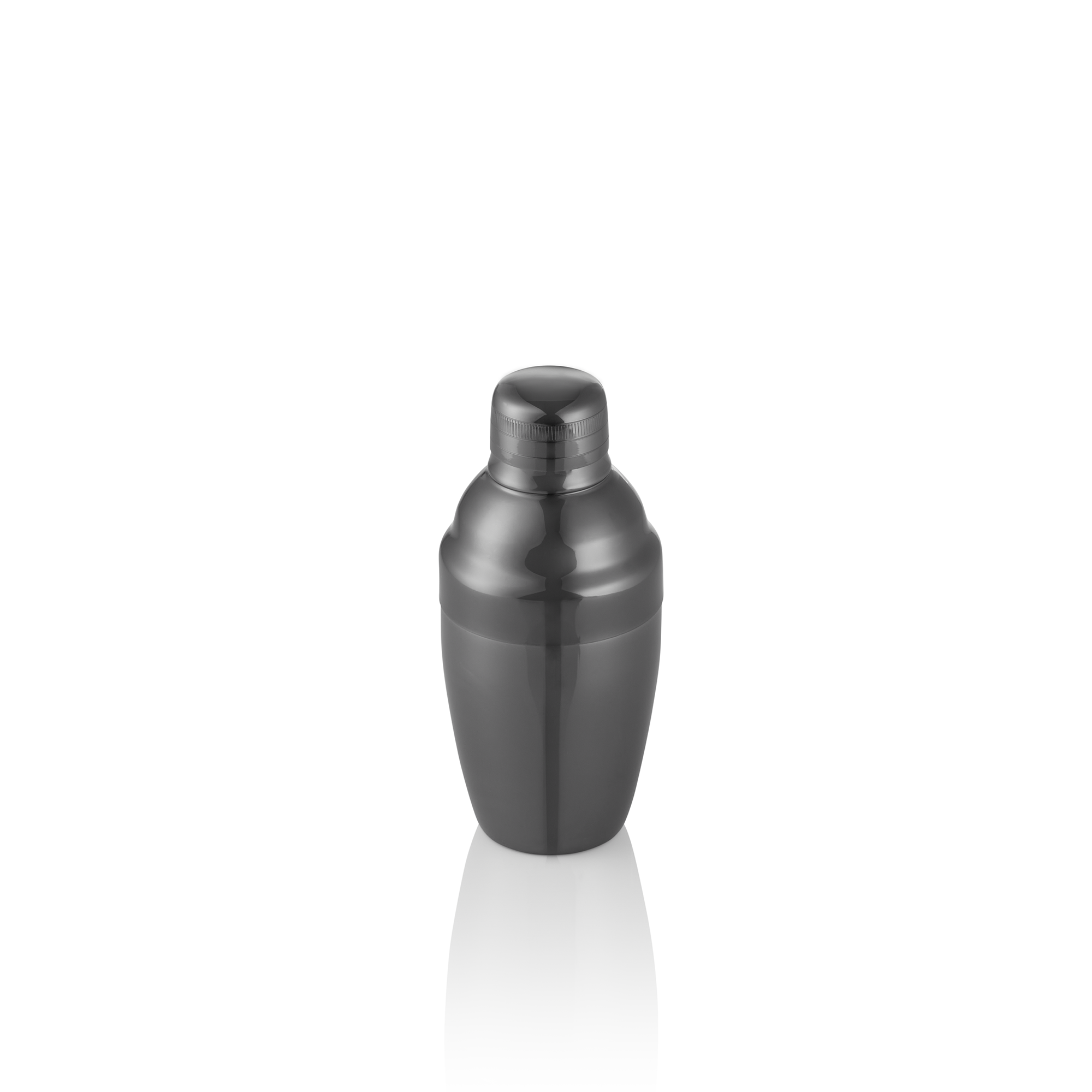 WAS Mini Shaker Classic NOCTURN, 0,25 ltr.,Ø 7 cm, gun metal, Chromnickelstahl 1