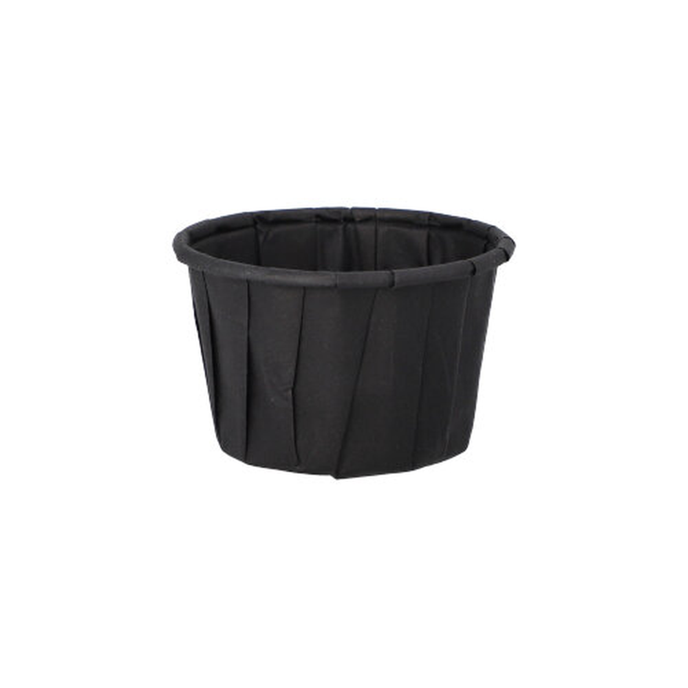 Papstar Dressingbecher, Papier 35 ml Ø 5 cm · 3,1 cm schwarz