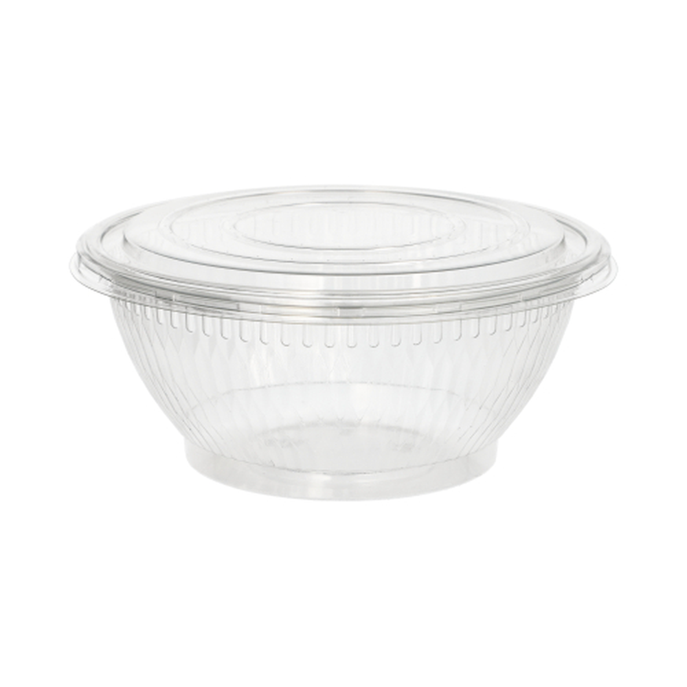Papstar Deckel für Salatschalen, R-PET rund Ø 18 cm · 1,5 cm klar