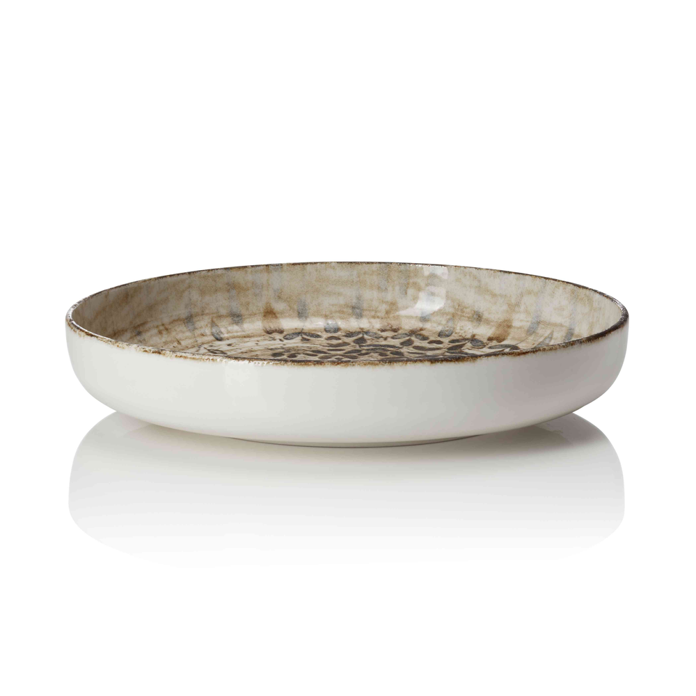 WAS Schale RiNART Toledo, Ø 22 cm, Set á 6 Stück, aztec, Porzellan