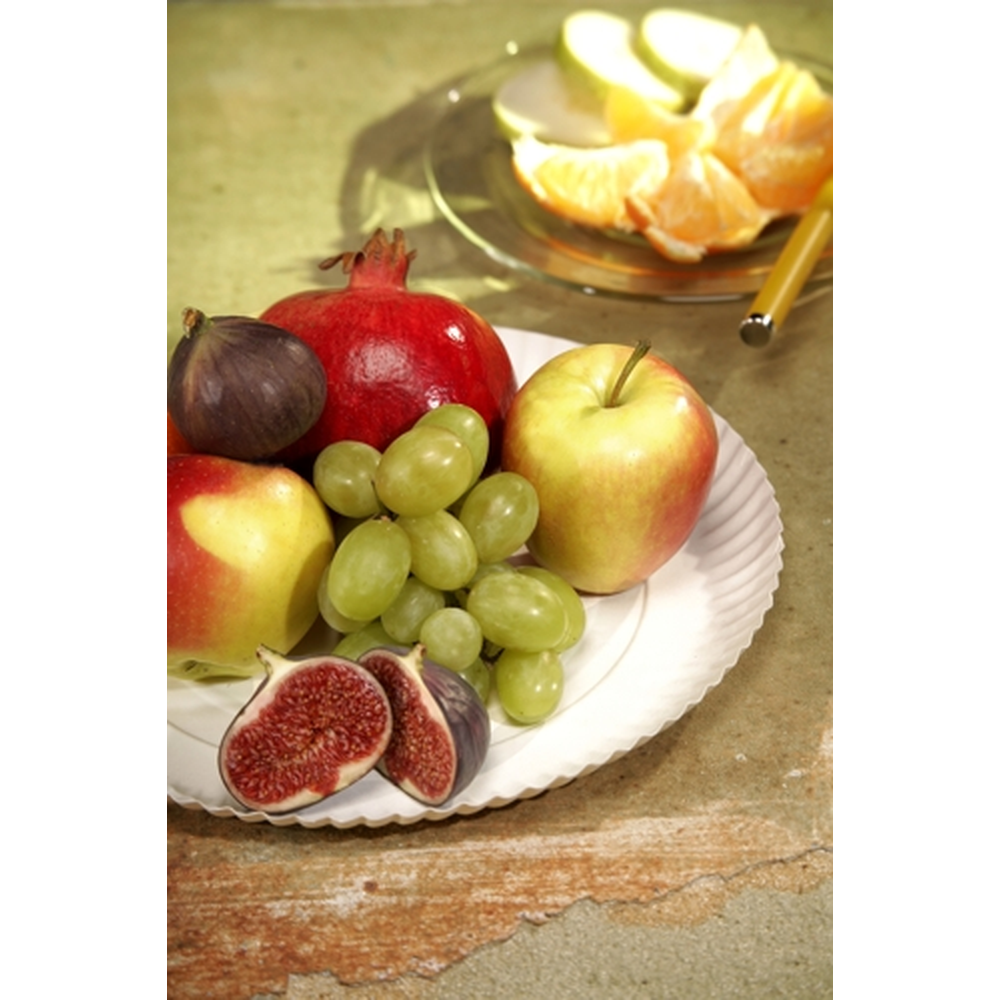Papstar Teller, Pappe "pure" rund Ø 26 cm · 2 cm weiss