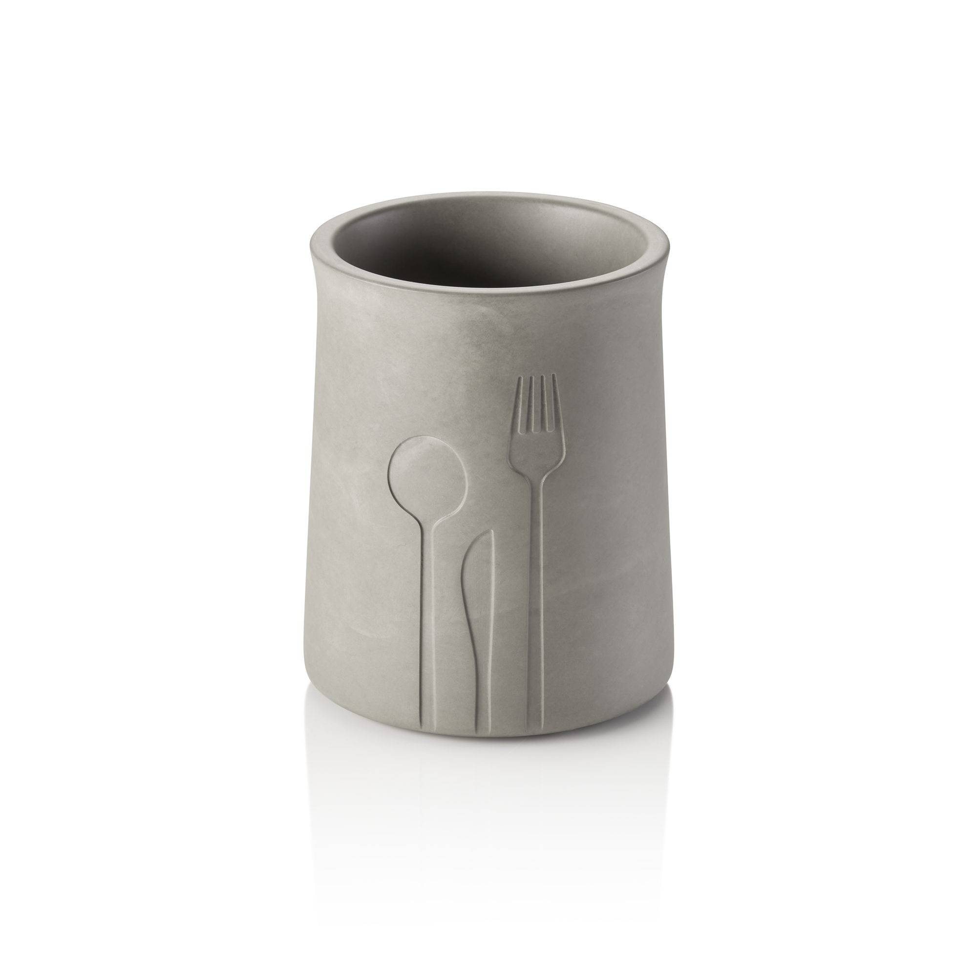 WAS Besteckbehälter Mare, Ø 11 cm, Höhe 14,5 cm, Beton, Ethylenvinylacetat