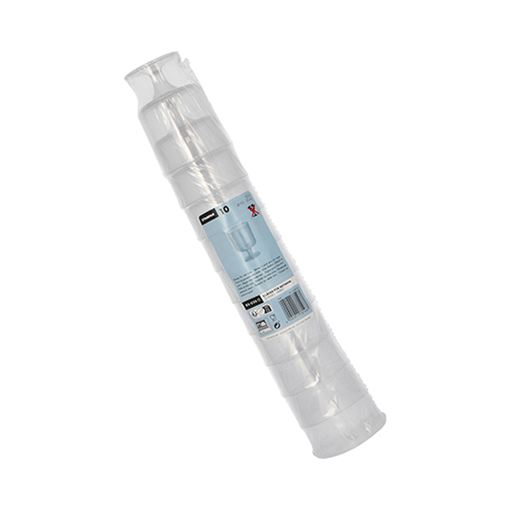 PAPSTAR Mehrweg-Stiel-Gläser für Rotwein PP 0,2 l Ø 7,2 cm · 10 cm einteilig,