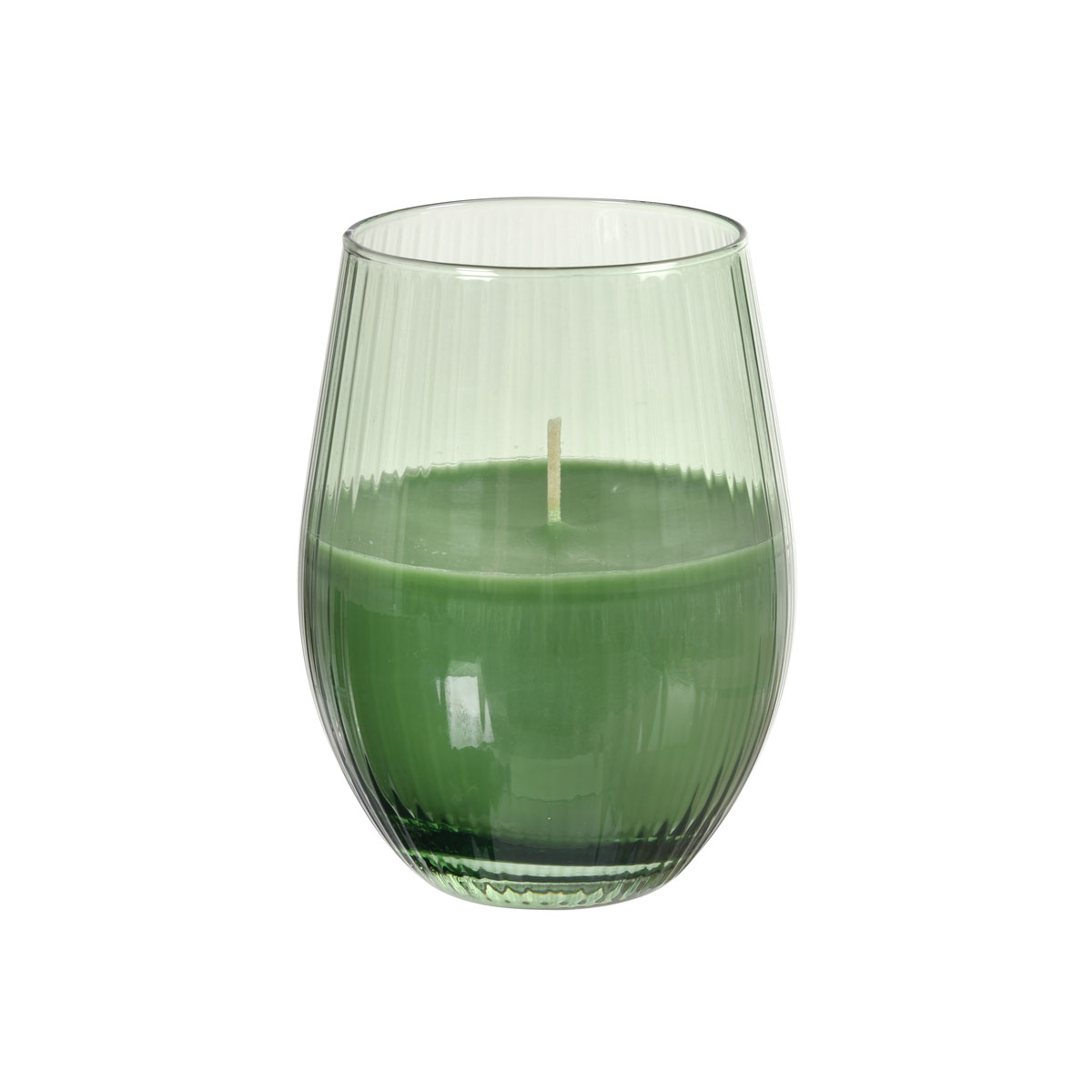 Duni Kerzengläser Ritz 125 x Ø 76 mm 50h grün