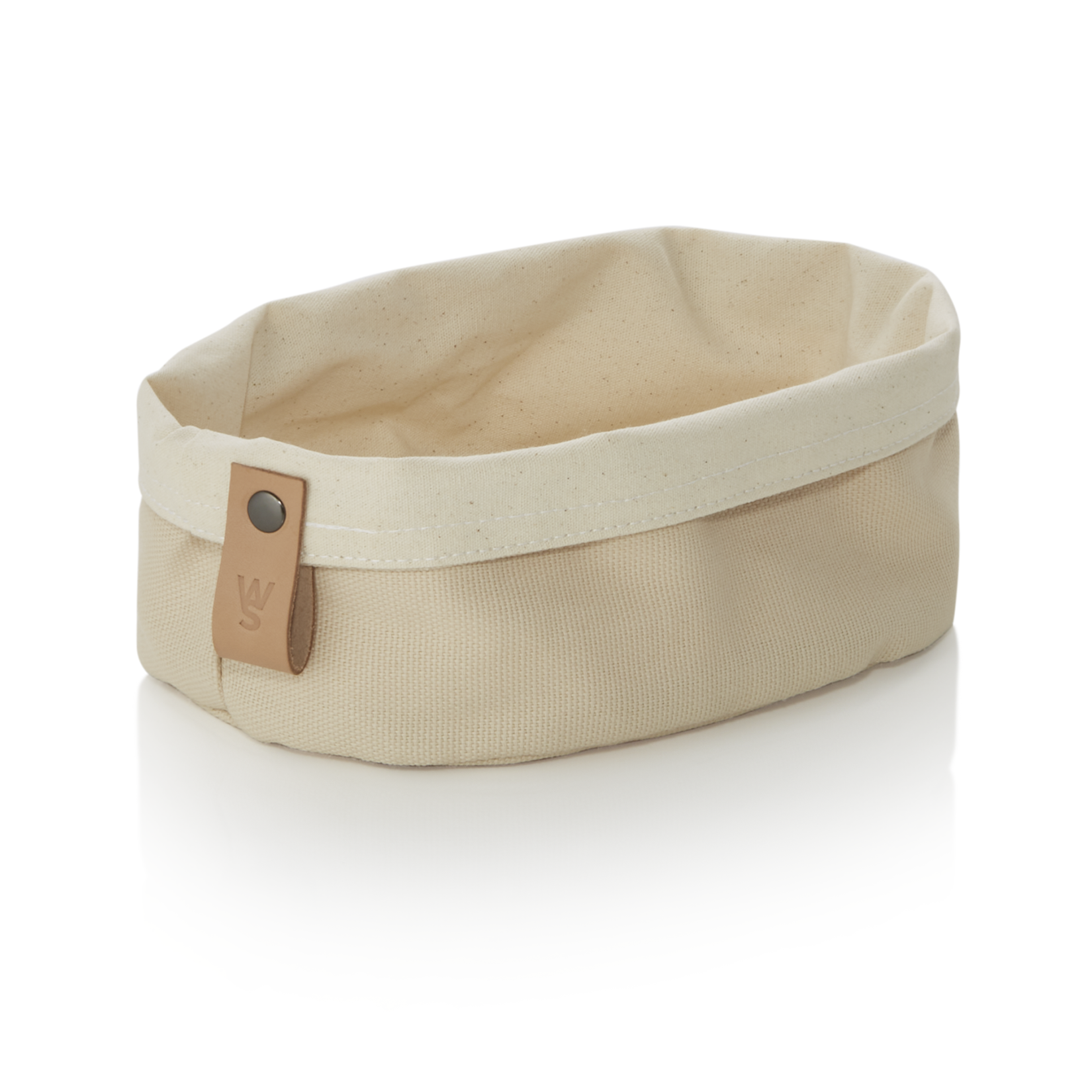 WAS Brottasche FLIP COTTON, 19 x 15 x 10 cm, cream, Canvas