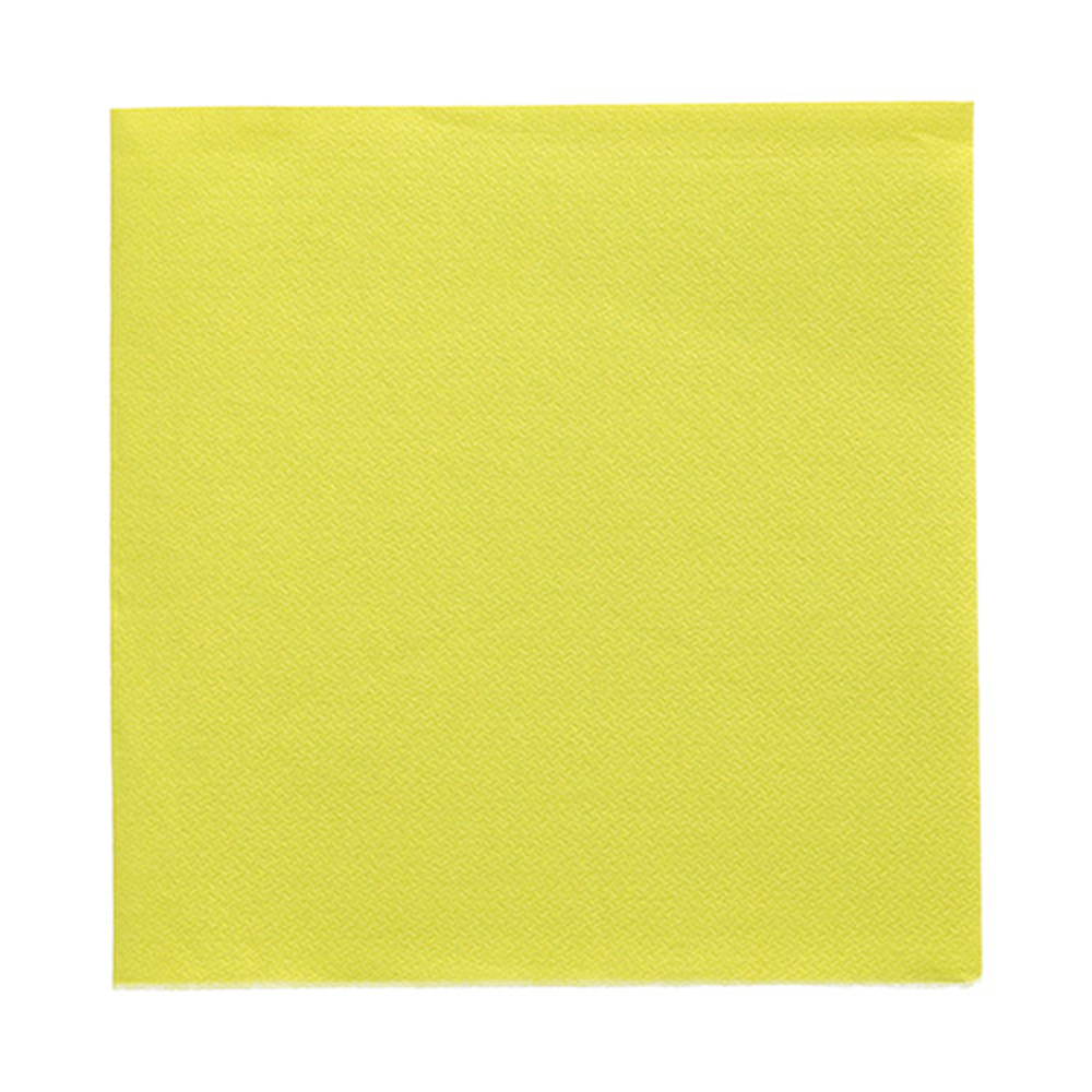Papstar Servietten "DAILY Collection" 1/4-Falz 32 cm x 32 cm limonengrün