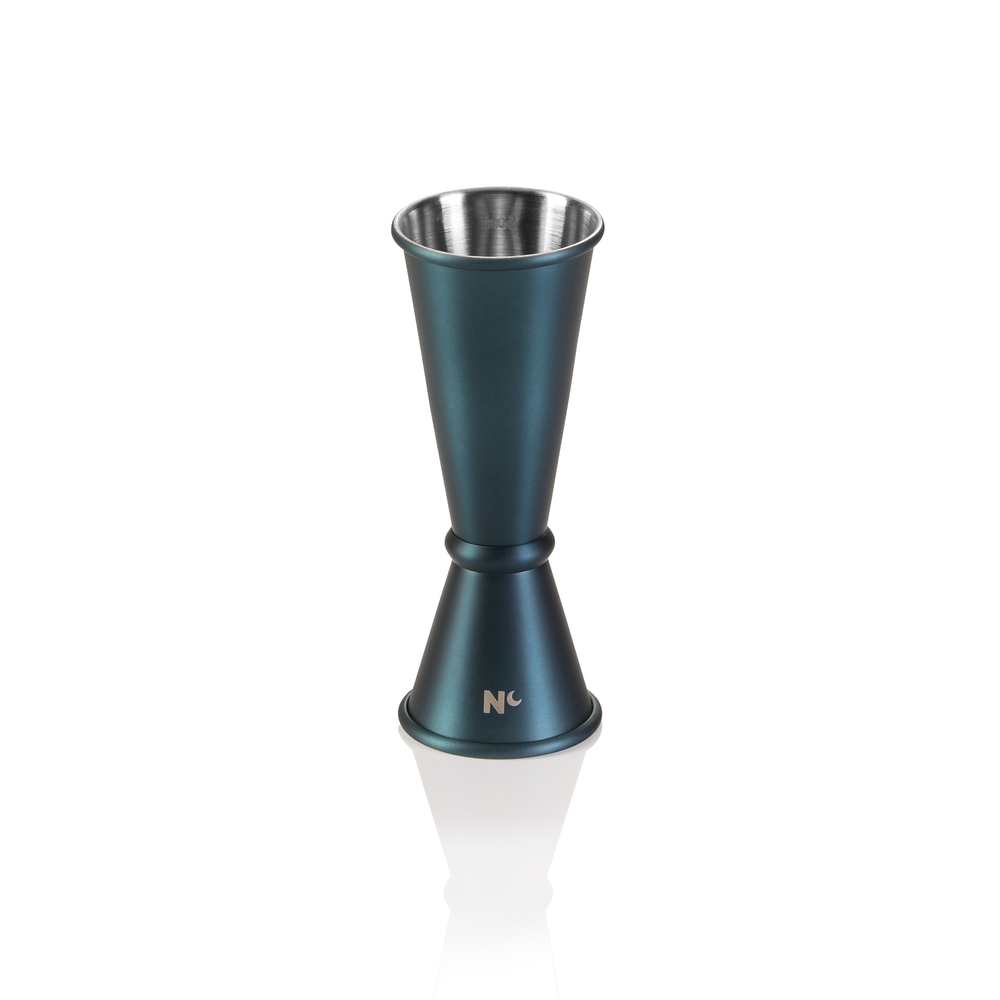 WAS Jigger Japanese Style NOCTURN, 2,5/5 cl, Ø 4,5 cm, Höhe 11 cm, blau matt - H