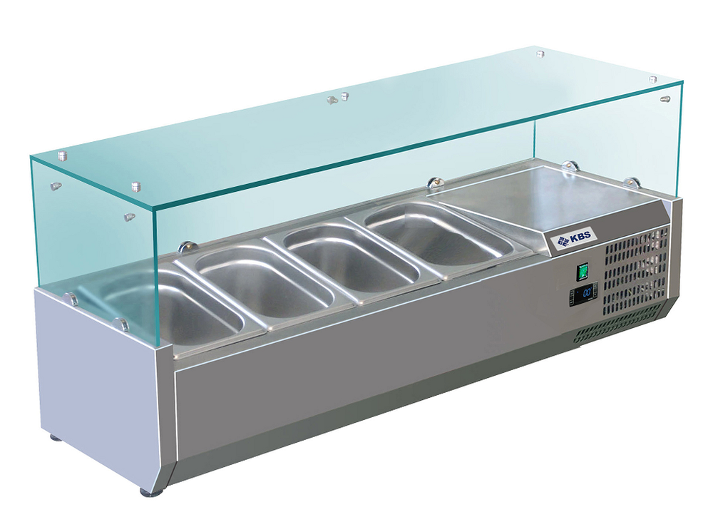 KBS RX 1200 Kühlaufsatz mit Glasaufbau