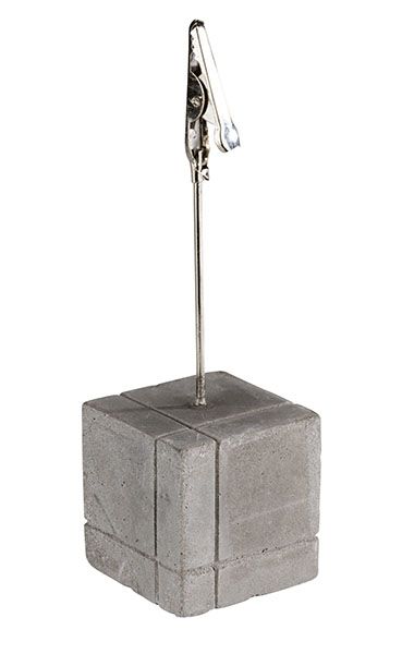 APS Kartenhalter, 4er Set 3 x 3 cm, H: 12 cm