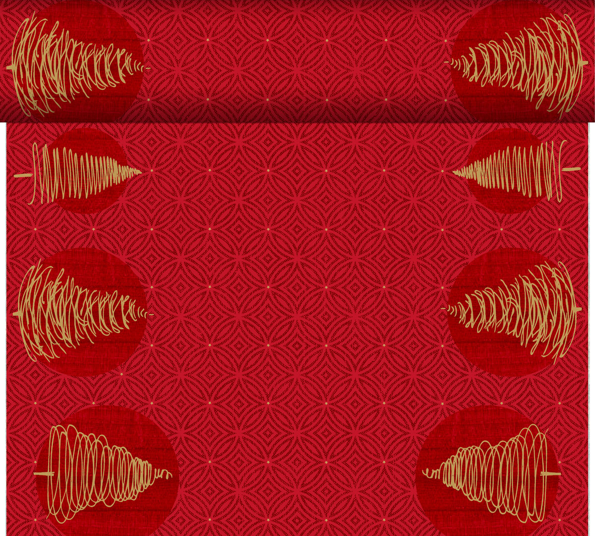 Duni Tischläufer 24m x 40 cm Elegant Trees