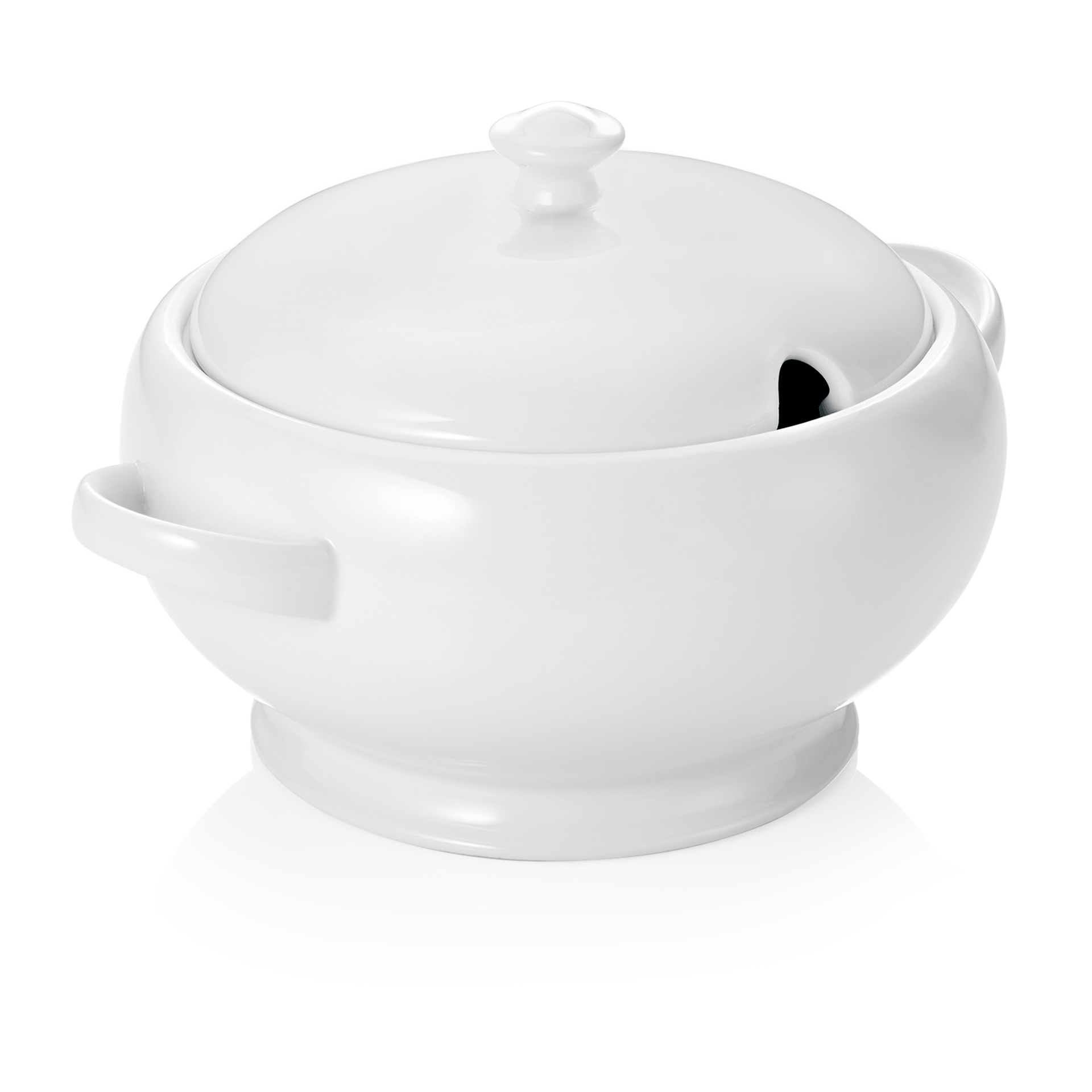 WAS Terrine mit Deckel, 2,5 ltr., Ø 22 cm, Porzellan