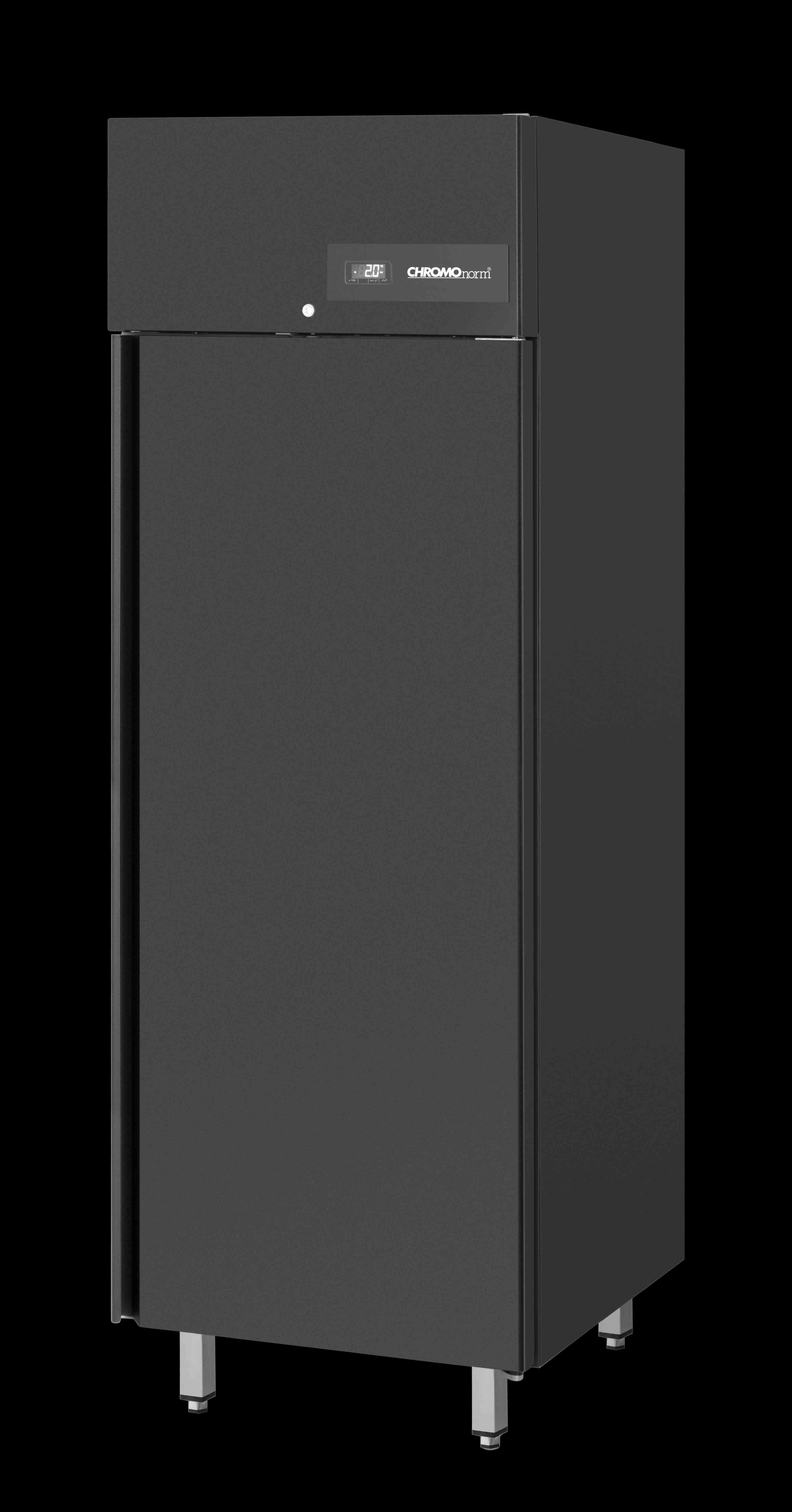 Chromonorm STAR-BLACK - Tiefkühlschrank BR650 GN 2/1, Steckerfertig - 695x810x20