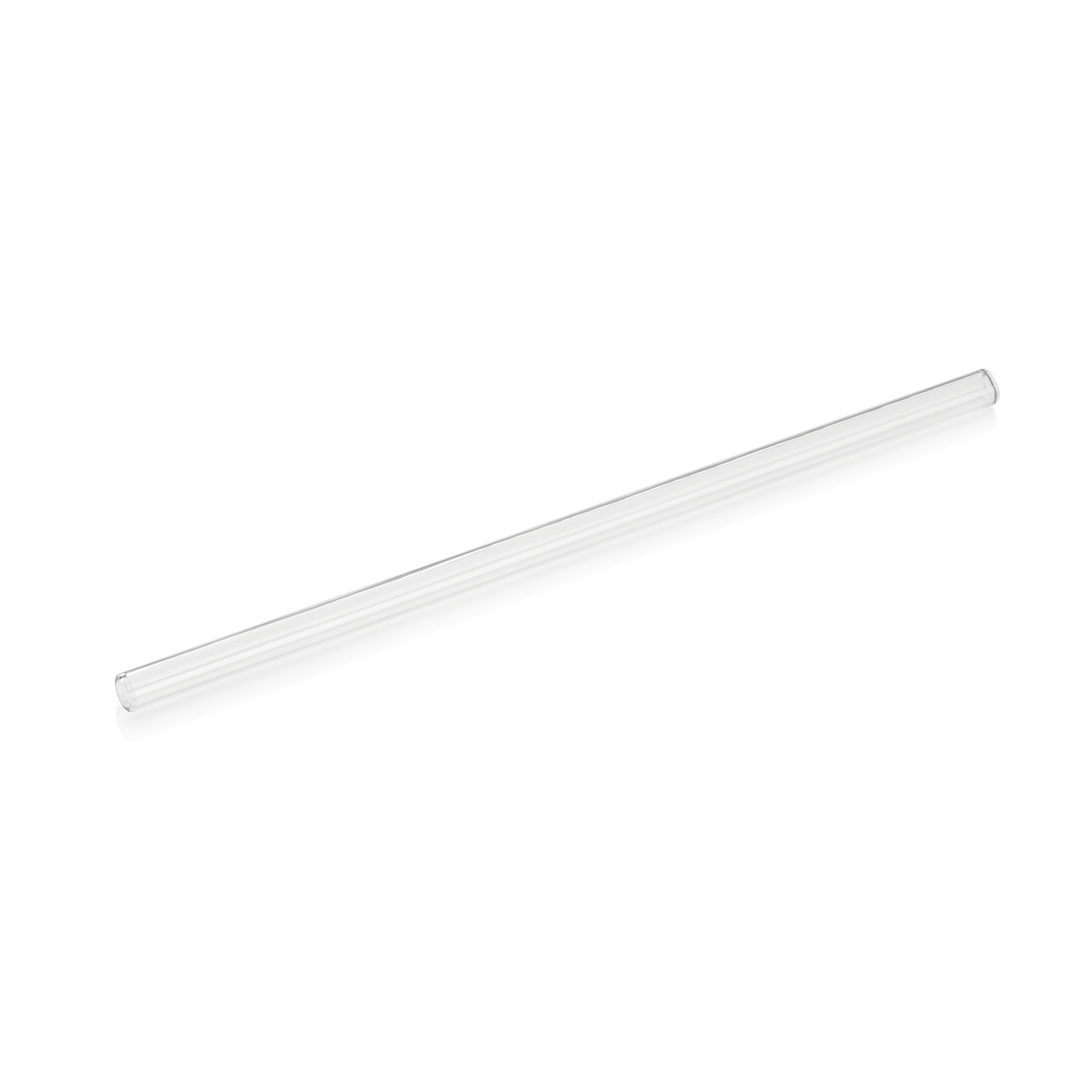 WAS Glastrinkhalm mit Bürste Set, Ø 8 mm, 20 cm, Set á 10 Stück, Glas