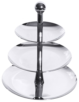 Contacto Schalen-Etagere 3-stufig