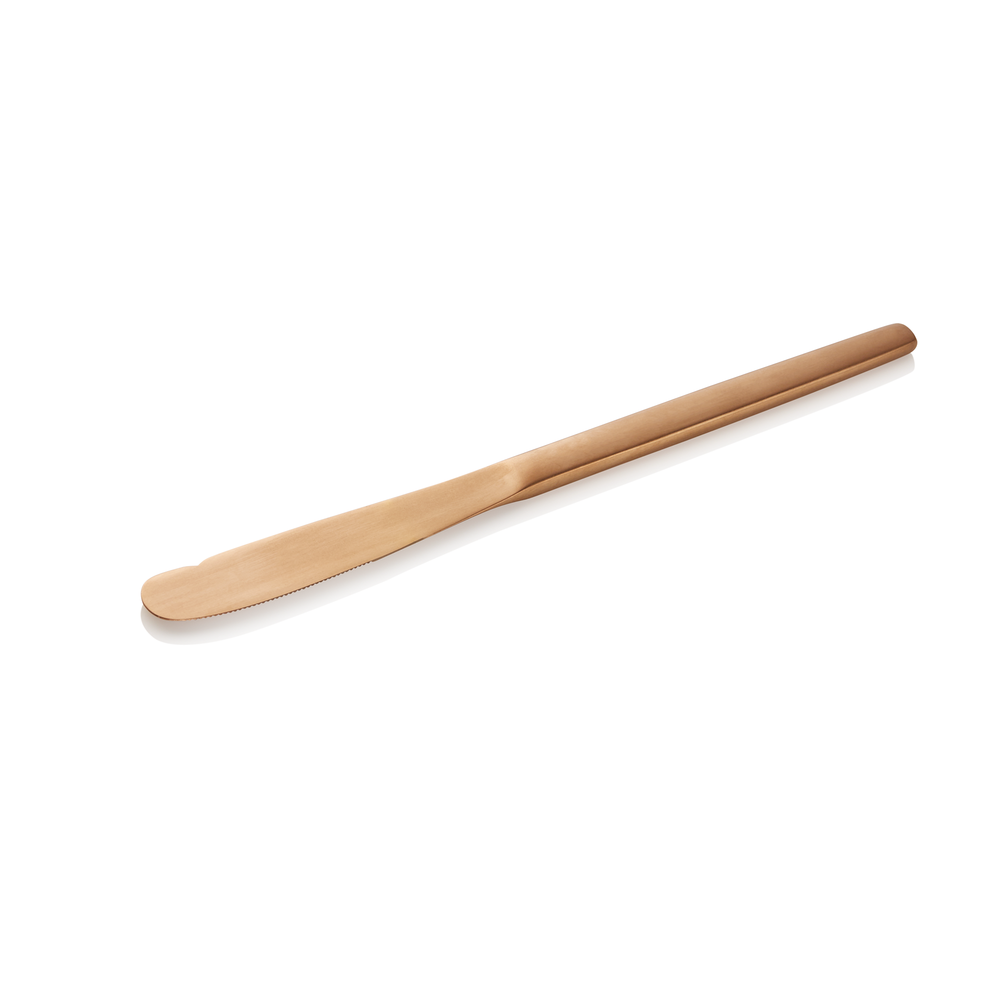 WAS Buttermesser ALEX BRONZE, mit bronze, matter PVD Beschichtung, 18 cm, Set á 