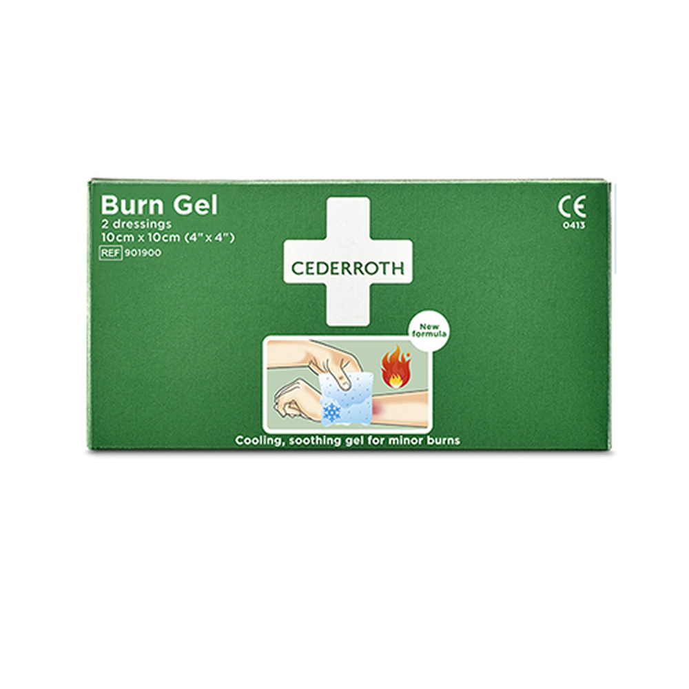 Papstar "Cederroth" Burn Gel Dressing Verband 10 cm x 10 cm