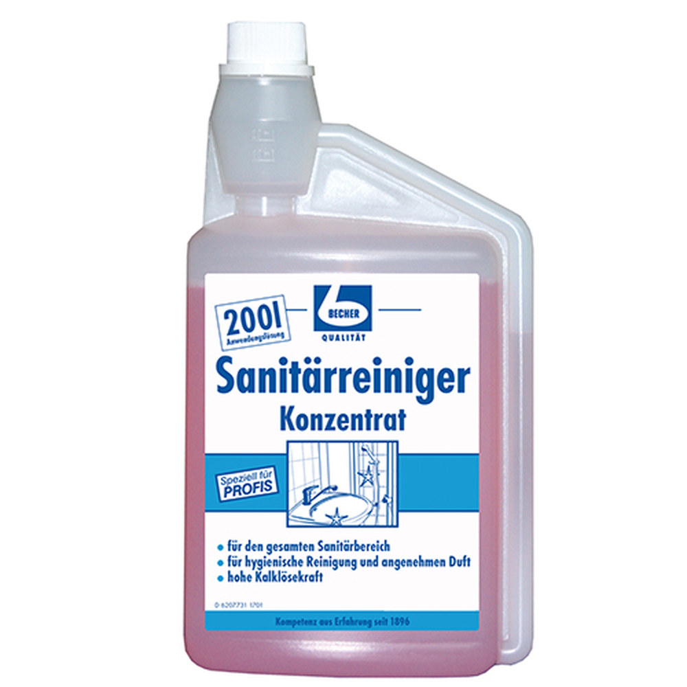 Papstar "Dr. Becher" Sanitärreiniger Konzentrat 1 l Dosierflasche