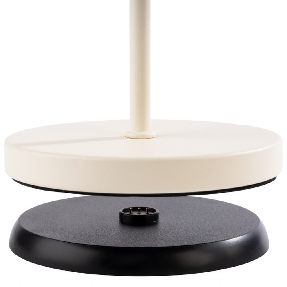 APS Tischleuchte -MERLE- Ø 11 cm, H: 30,5 cm whisper white