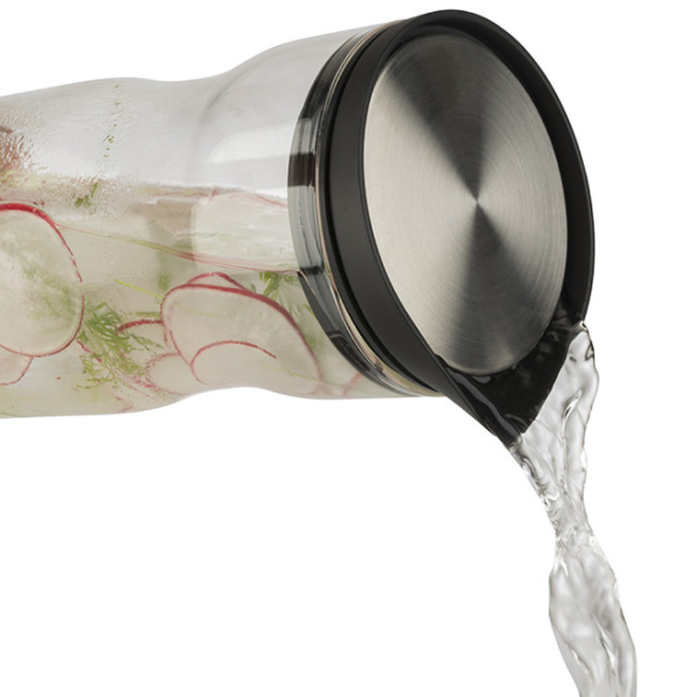 APS Glaskaraffe Ø 8 cm, H: 32 cm, 1,2 Liter