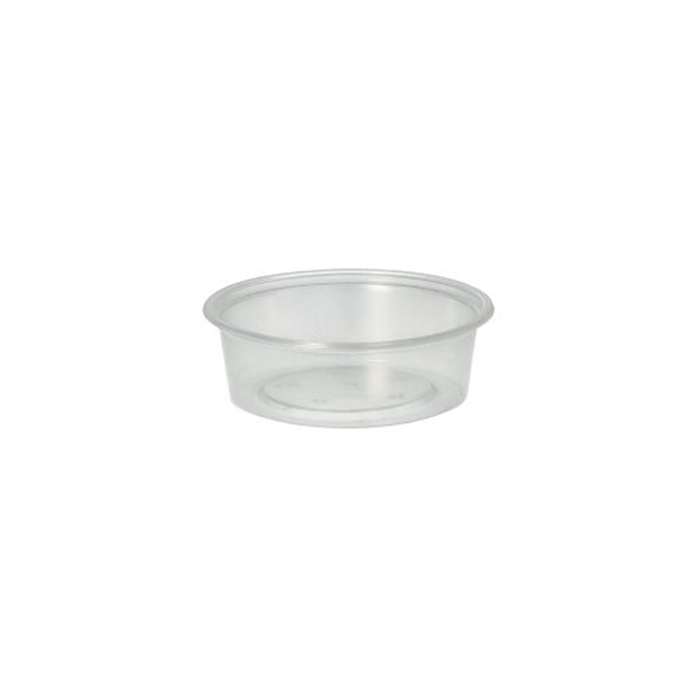 Papstar Dressingbecher, PP rund 50 ml Ø 7,1 cm · 2,4 cm transparent