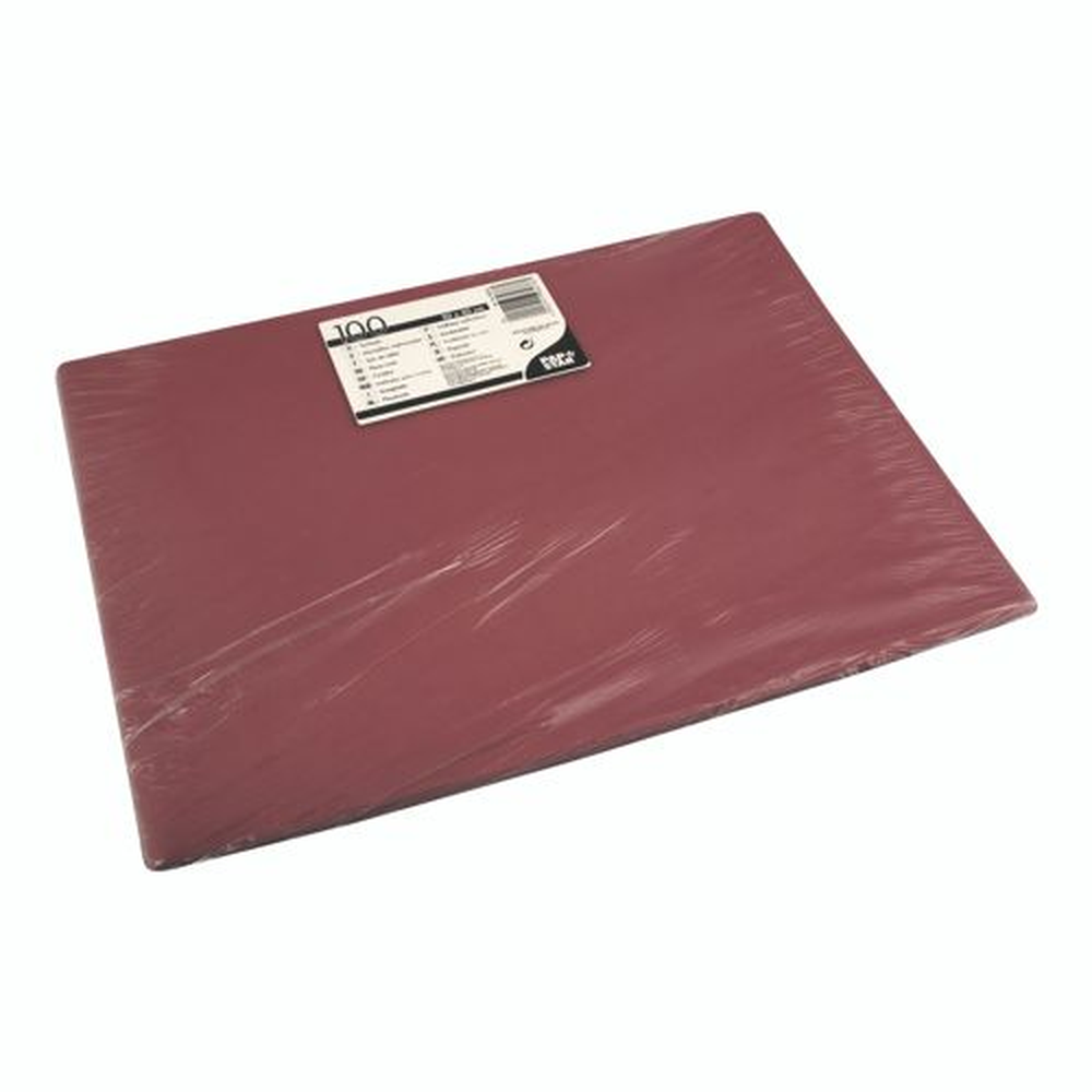 Papstar Tischsets, Papier 30 cm x 40 cm bordeaux
