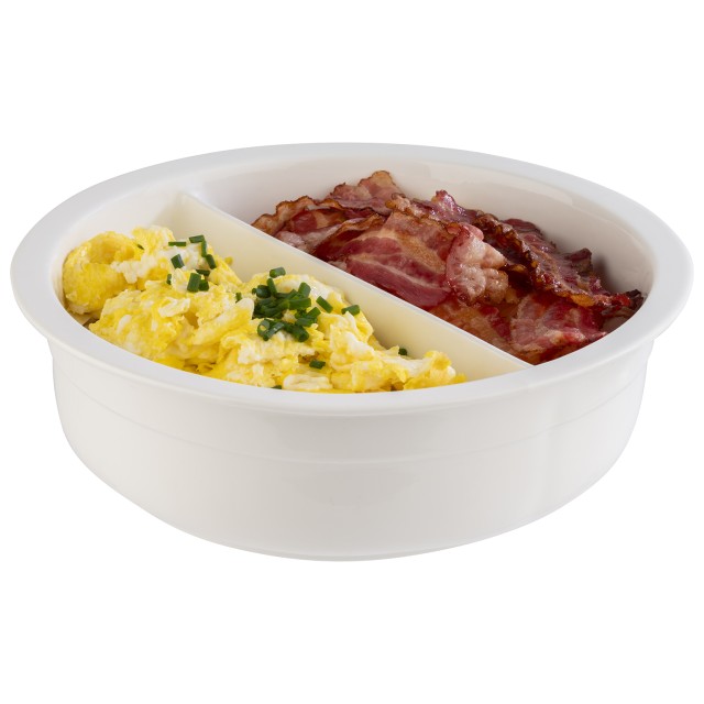 APS Porzellaneinsatz, unterteilt   Ø 29,5 cm, H: 9 cm, 2,8 Liter