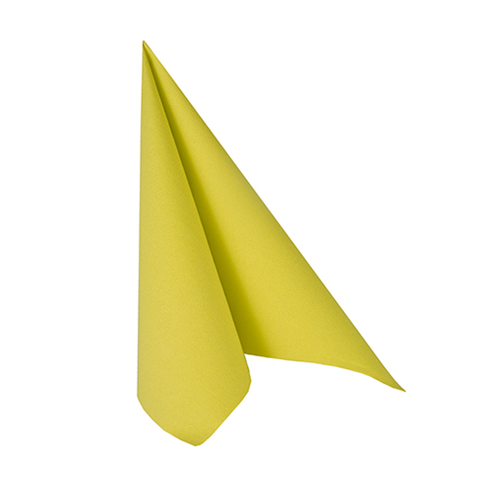 Papstar Servietten "ROYAL Collection" 1/4-Falz 25 cm x 25 cm limonengrün