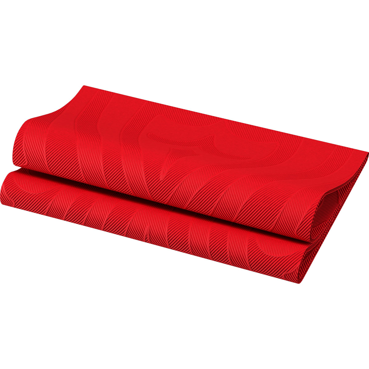 Duni Elegance-Servietten 40 x 40 cm 1/4 Falz Lily rot