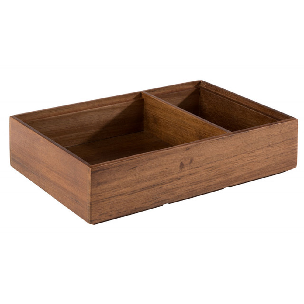 APS Holzbox -WOODY- 22,5 x 15 cm, H: 5,5 cm