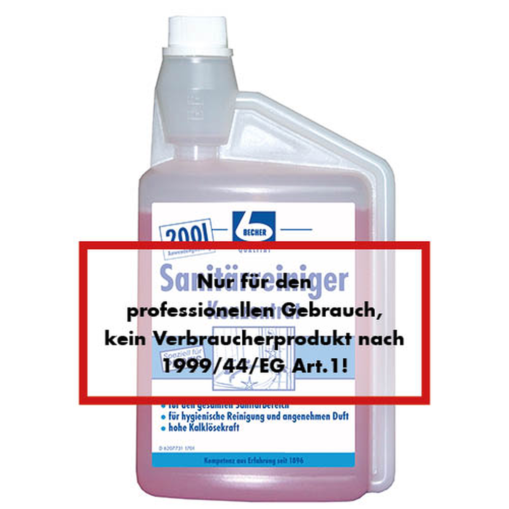 Papstar "Dr. Becher" Sanitärreiniger Konzentrat 1 l Dosierflasche