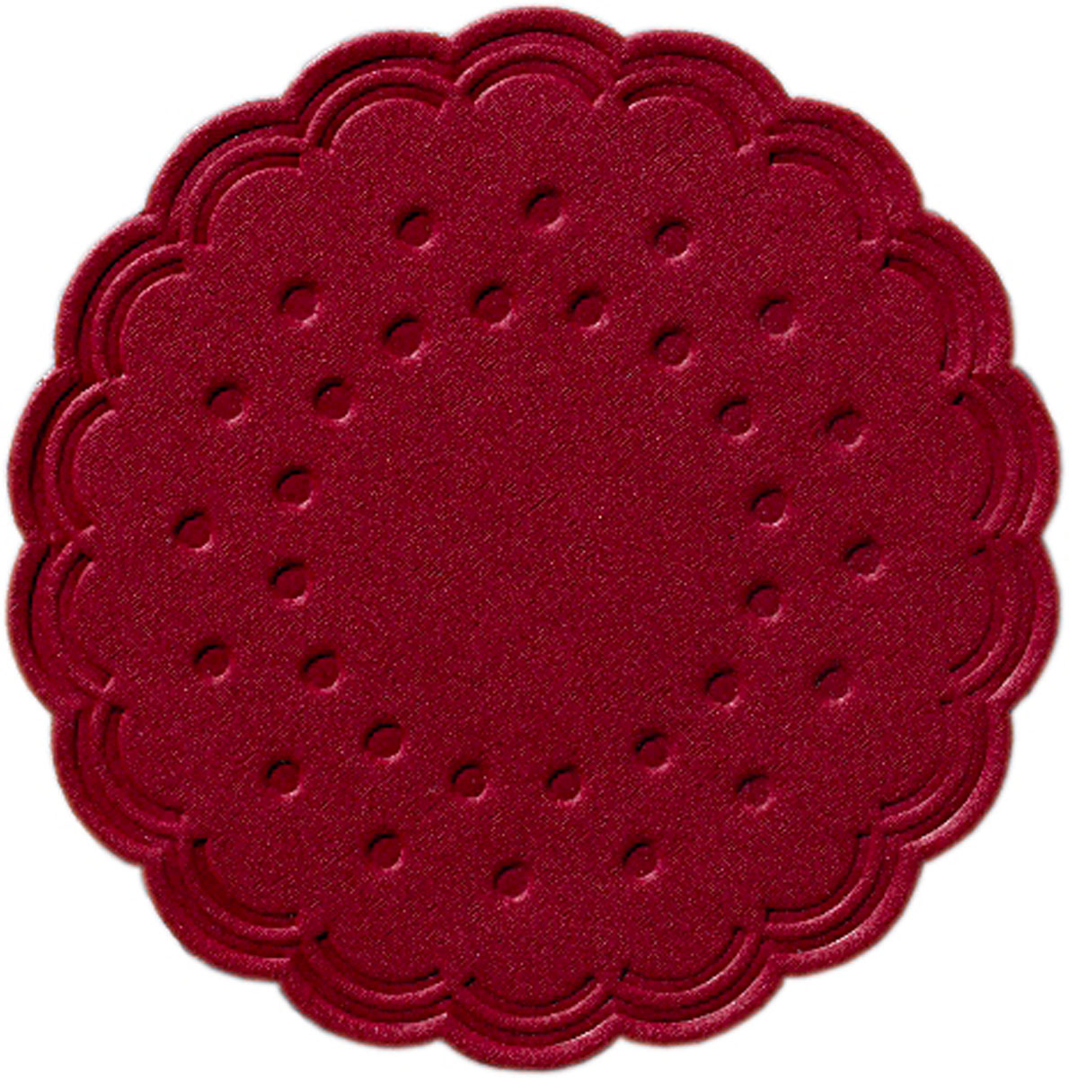 Duni Zelltuch-Untersetzer Ø 7,5 cm 8-lagig bordeaux