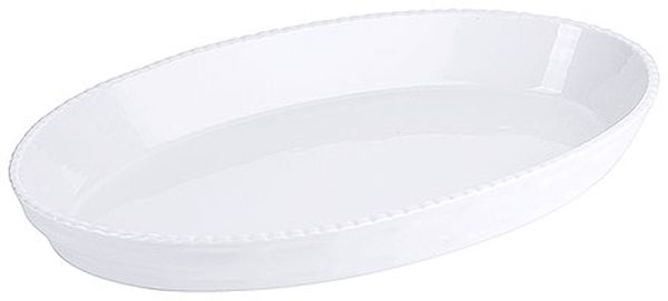 Contacto Backform Porzellan weiß 38,0 x 24,0 x H5,0 cm