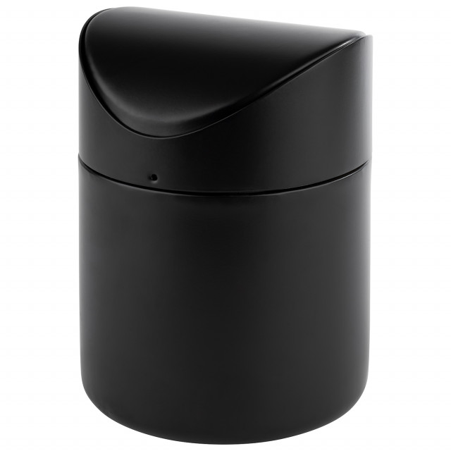 APS Tischrestebehälter Ø 12 cm, H: 17 cm Edelstahl, schwarz