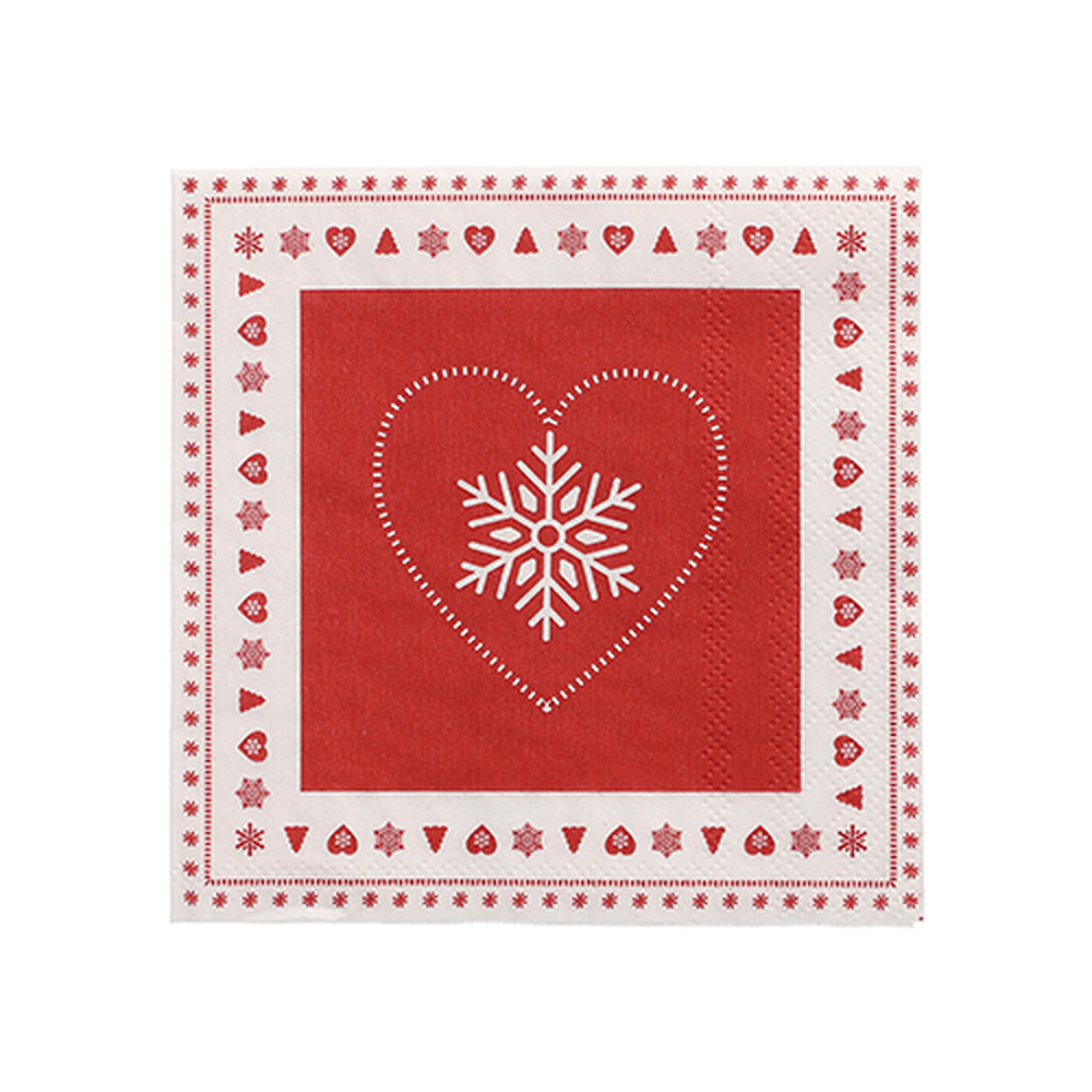 Papstar Servietten, 3-lagig 1/4-Falz 25 cm x 25 cm "Rennes"