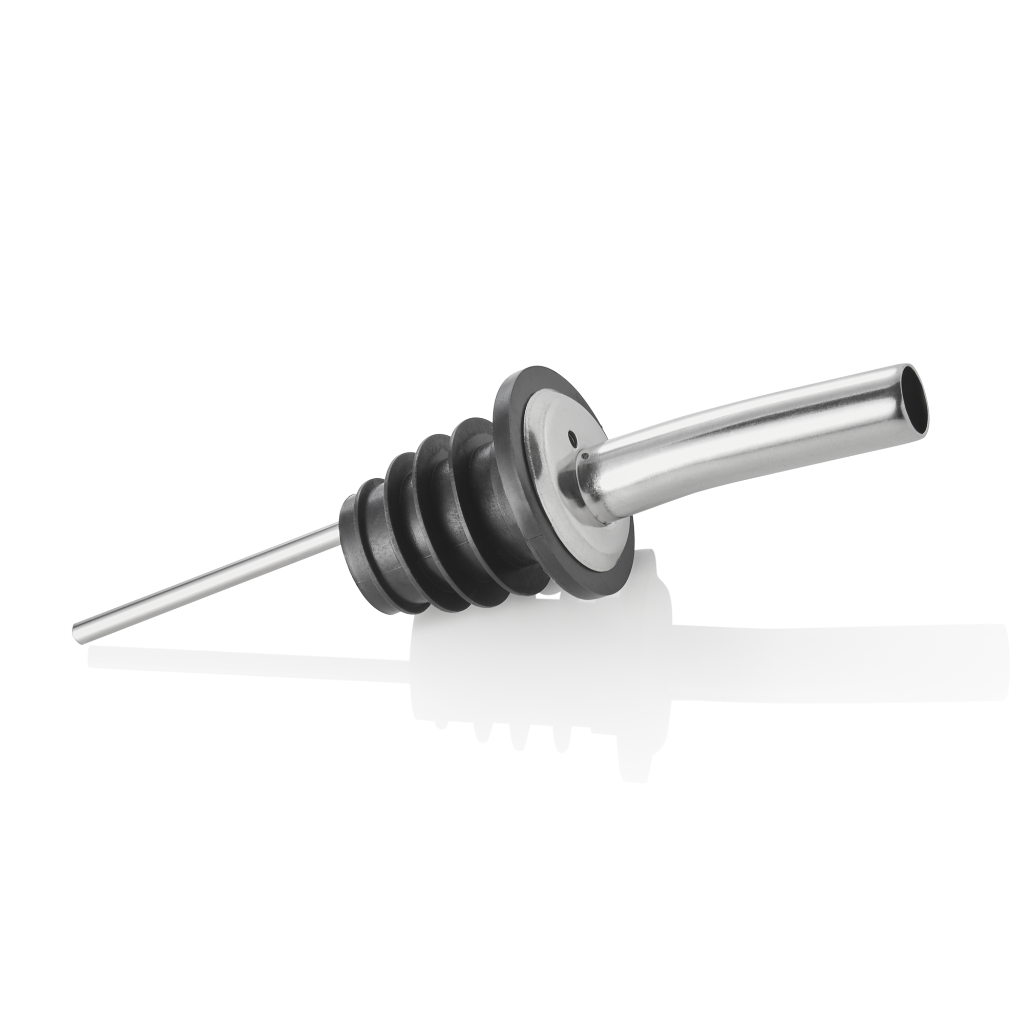 WAS Ausgießer Set, 12 cm, Set á 12 Stück, Chromnickelstahl 18/8, Kunststoff