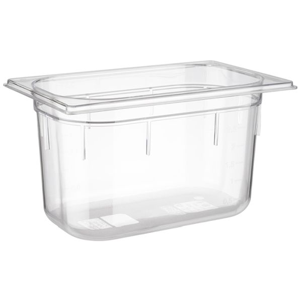 APS GN 1/4 Behälter 26,5 x 16,2 cm, Tiefe: 150 mm , Polycarbonat, 3,7 Liter