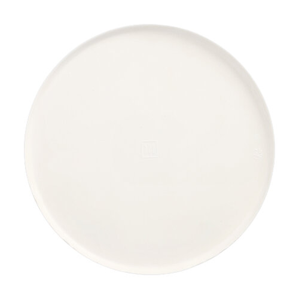Papstar Teller Zuckerrohr "pure" rund Ø 22 cm · 1 cm weiss "Cella"