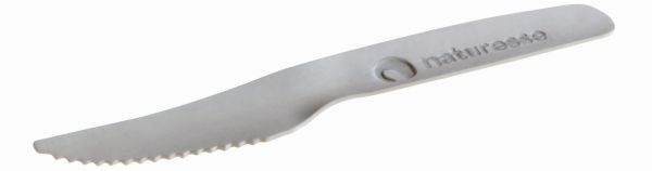 Pacovis Messer Papier 165mm, weiss, naturesse Prägung