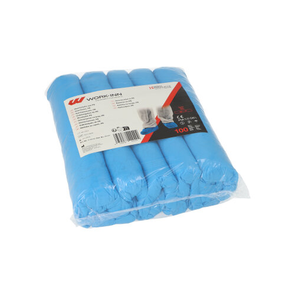 Papstar "WORK-INN/PS" Überschuhe CPE blau für Schuhgr. 38-47