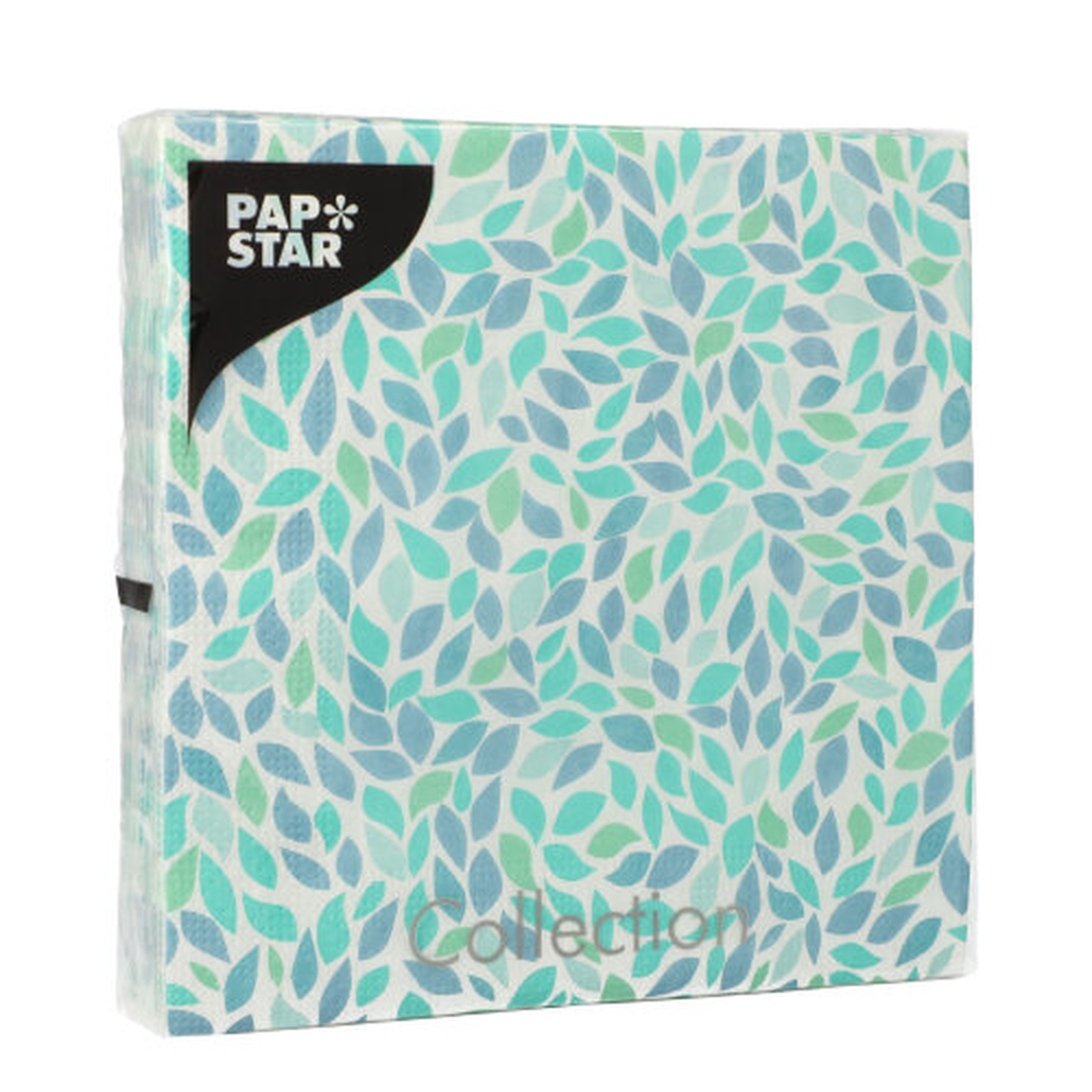 Papstar Servietten, 3-lagig 1/4-Falz 33 cm x 33 cm "Camaieu"