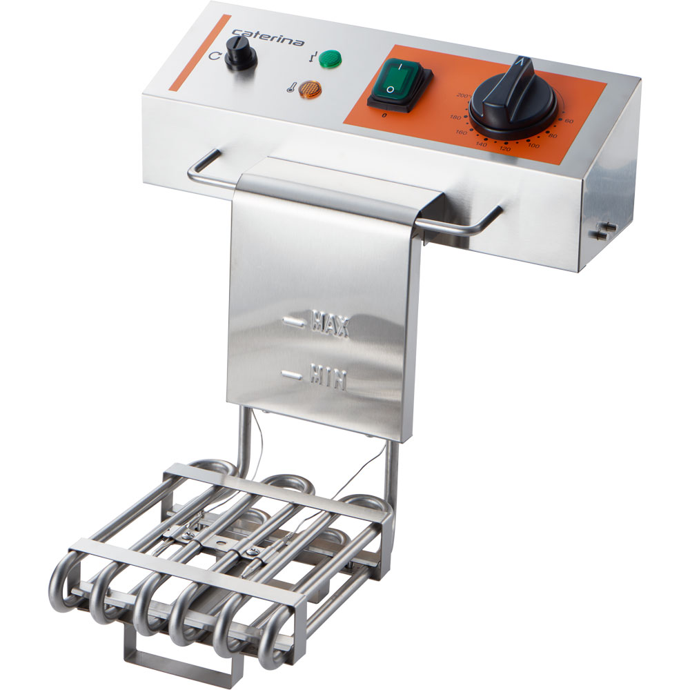 Stalgast Doppel-Fritteuse CATERINA, 2x 10 Liter, mit Ablasshahn 610x510x390 mm