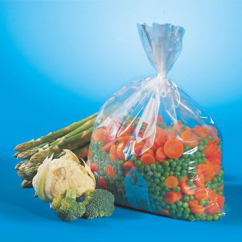 Papstar Gefrierbeutel, LLDPE 4 l 40 cm x 25 cm transparent in Faltschachtel