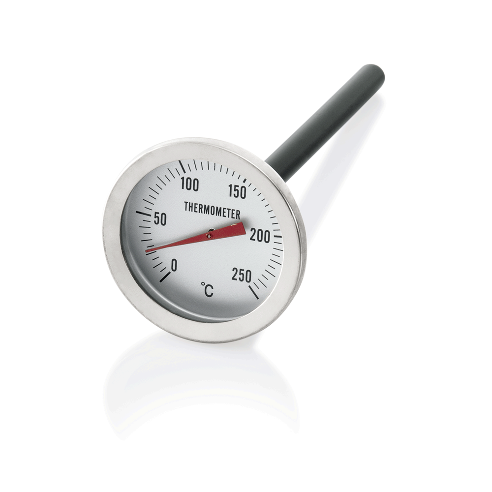 WAS Einstechthermometer, Ø 5 cm, Chromnickelstahl