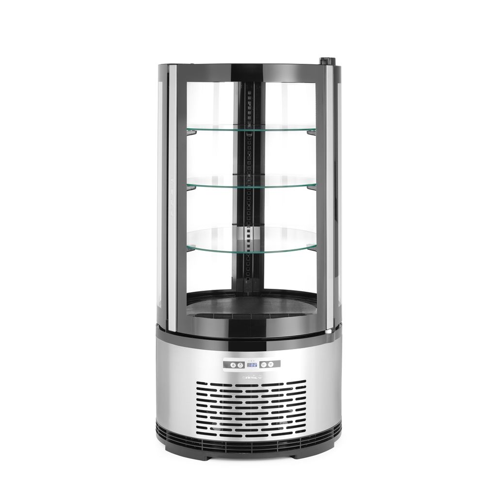 Hendi Kuchenvitrine, rund 100L, Arktic, 100L, 230V/210W, ø480x(H)1065mm
