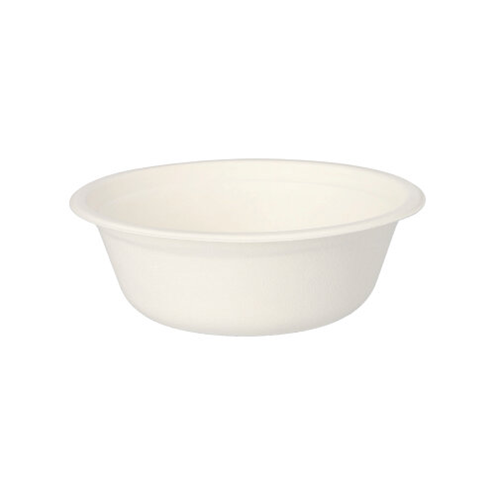 Papstar Schalen, Zuckerrohr "pure" 500 ml Ø 15,5 cm · 5,4 cm weiss