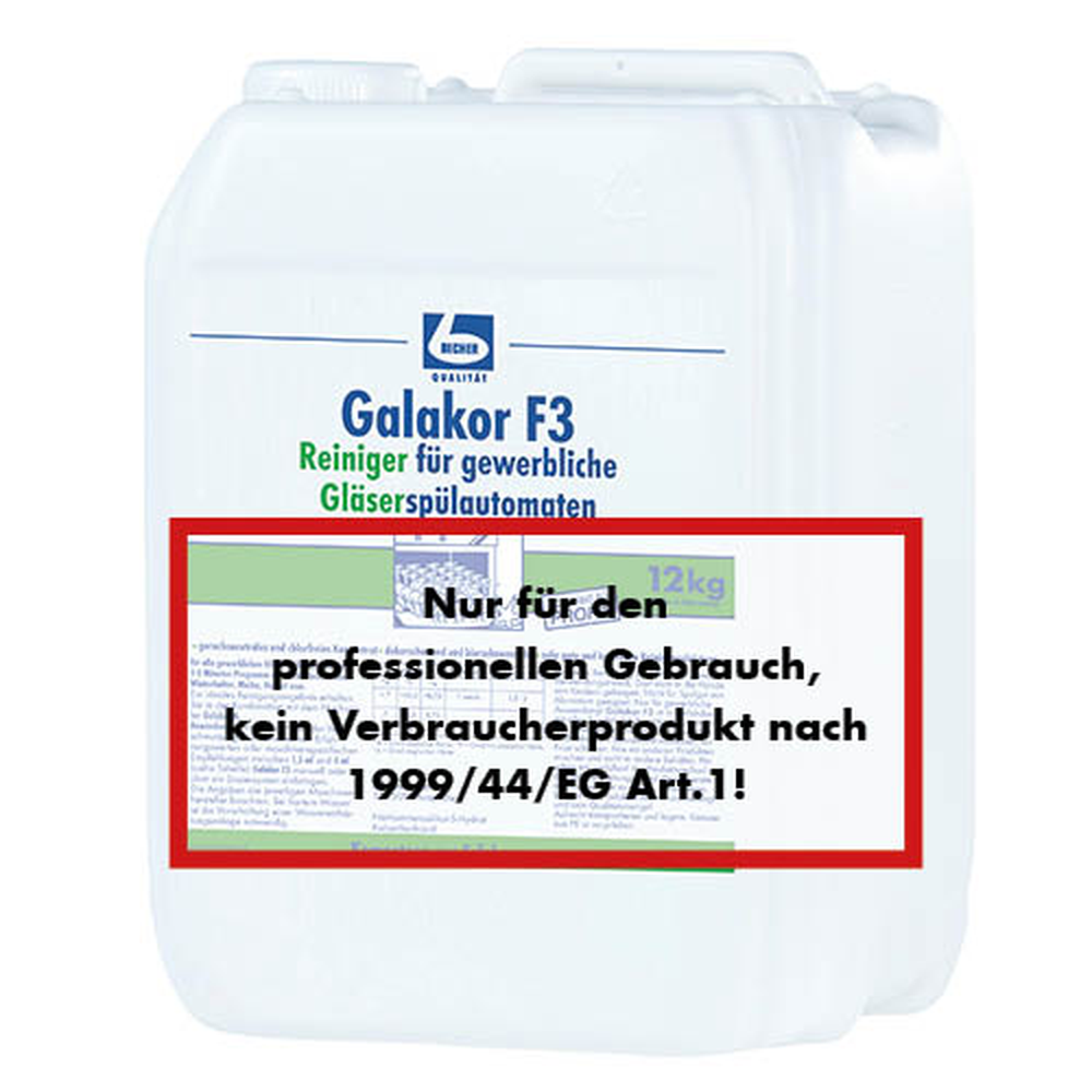 Papstar "Dr. Becher" Galakor F3 Reiniger 9,3 l für gewerbl. Gläserspülmaschinen