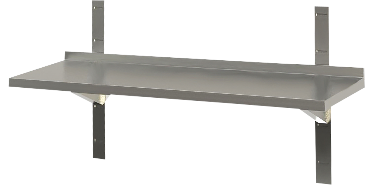 KBS Wandbord 1 Boden mit Aufkantung B 160cm x T 40cm