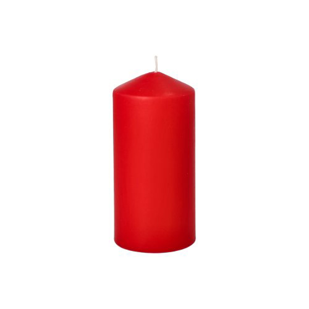 Papstar Stumpenkerzen Ø 50 mm · 100 mm rot
