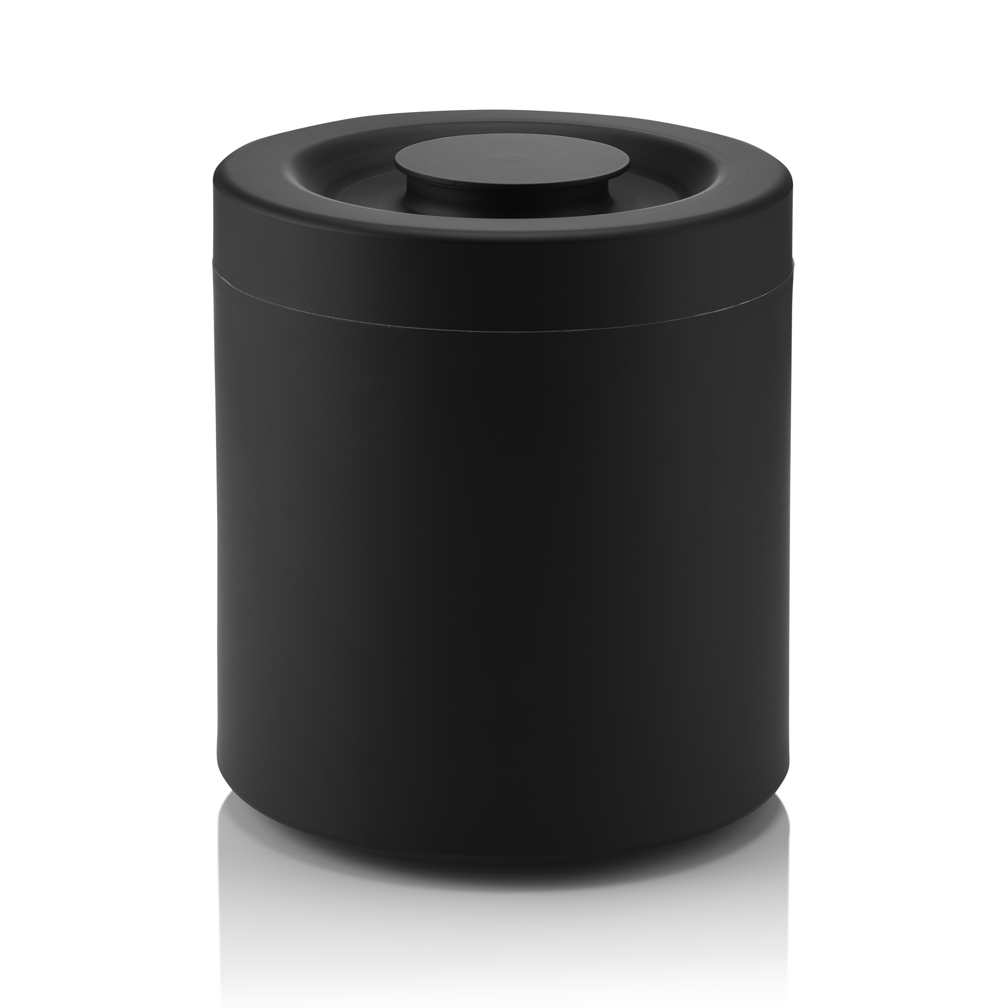 WAS Eisbox NOCTURN, Ø 18,5 cm, Höhe 21 cm, schwarz matt, Aluminium, Polystyrol